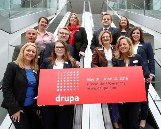 Drupa-Druckmesse 2016 in Deutschland